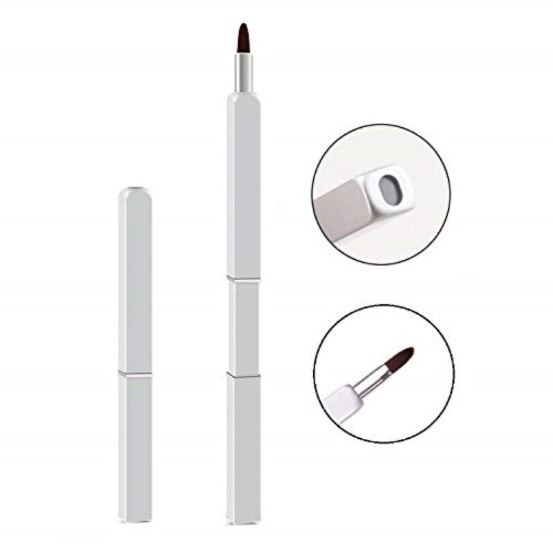 Retractable Lip Brush - Exquisite Professional Lipstick Gloss Makeup Tool