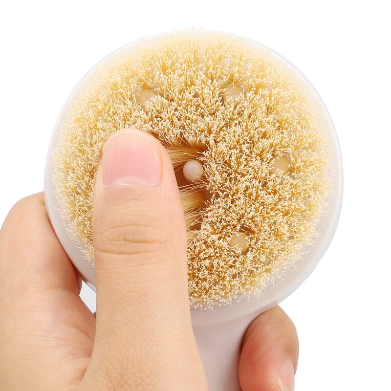 Long Handle Back Scrubber - Private Logo Thick Bristles Body Bath Shower Brush