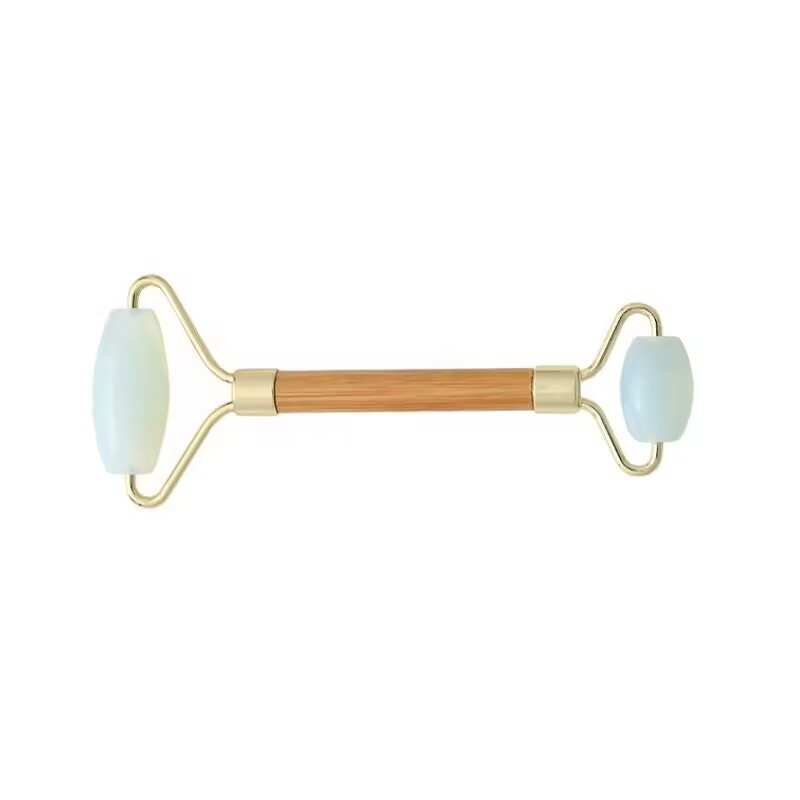 Double-Headed Jade Roller - Makeup Face Spoon Metal Cosmetic Spatula Tool