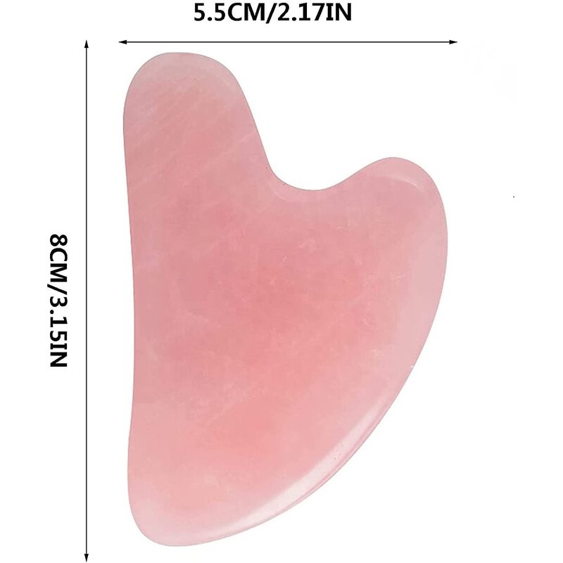 Rose Quartz Jade Roller - Wholesale Real Crystal Face Lift Gua Sha Tool