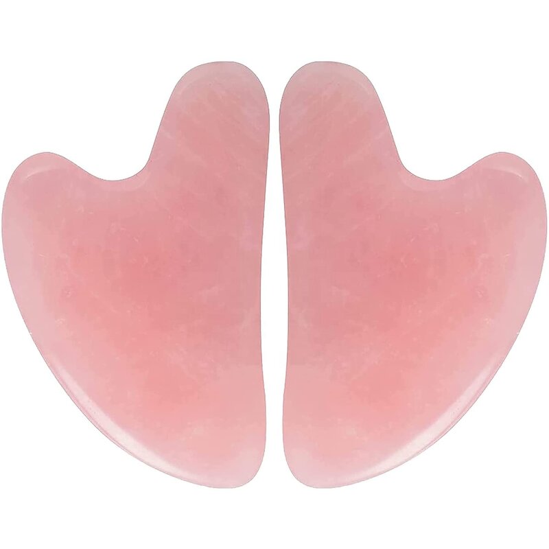 Rose Quartz Jade Roller - Wholesale Real Crystal Face Lift Gua Sha Tool