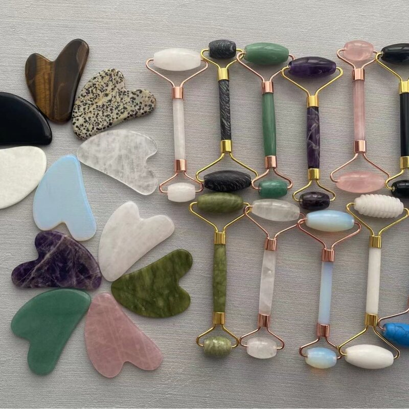 Jade Facial Massage Roller - Custom High Quality Face Scraping Skin Tightening