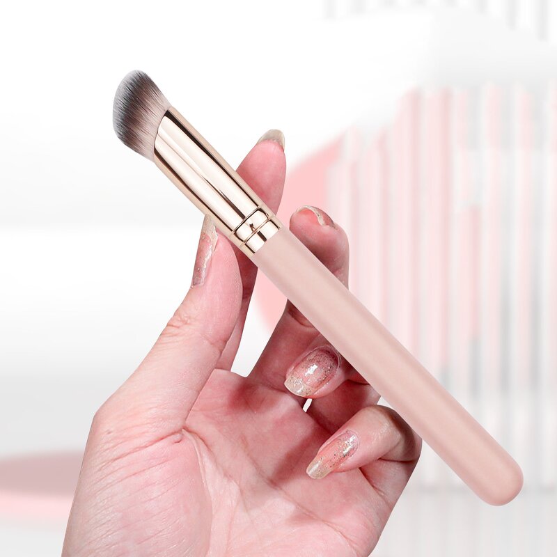 Mini Makeup Brush Set - Wholesale Custom Logo Angled Powder Foundation Brush