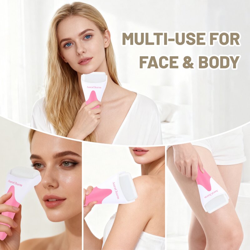 Facial Eye Massage Roller - Portable Skin Tightening Cooling Lift Beauty Tool