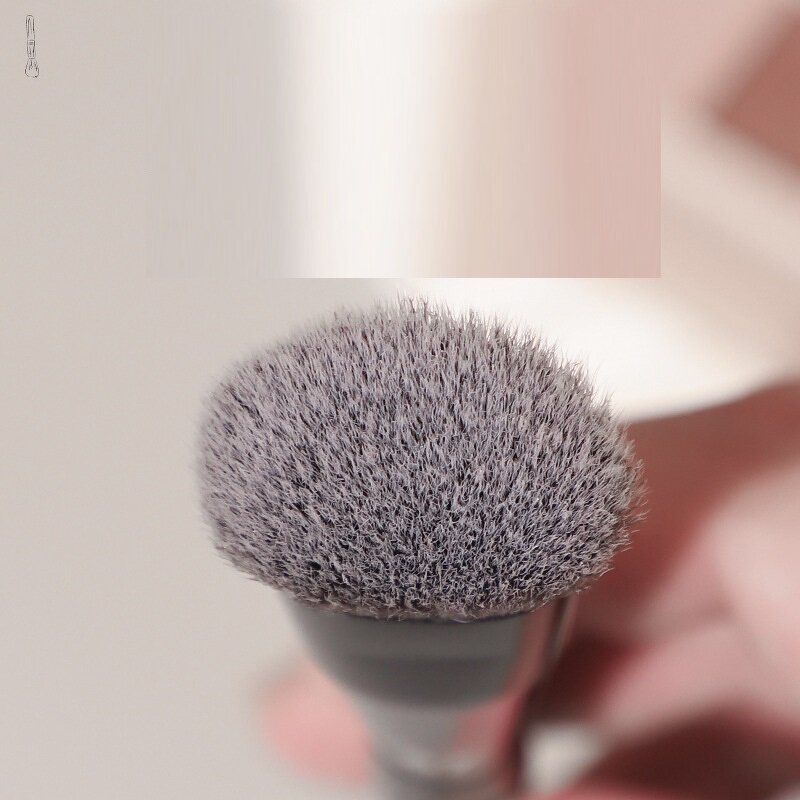 Face Broom Makeup Brush - Professional Angular Contour Blush Liquid Foundation