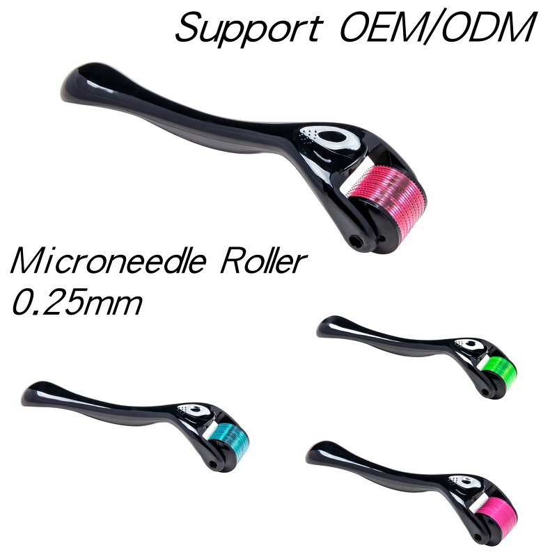 Derma Roller Manufacturer - Customized Logo 0.25mm Face Beard Hair Growth