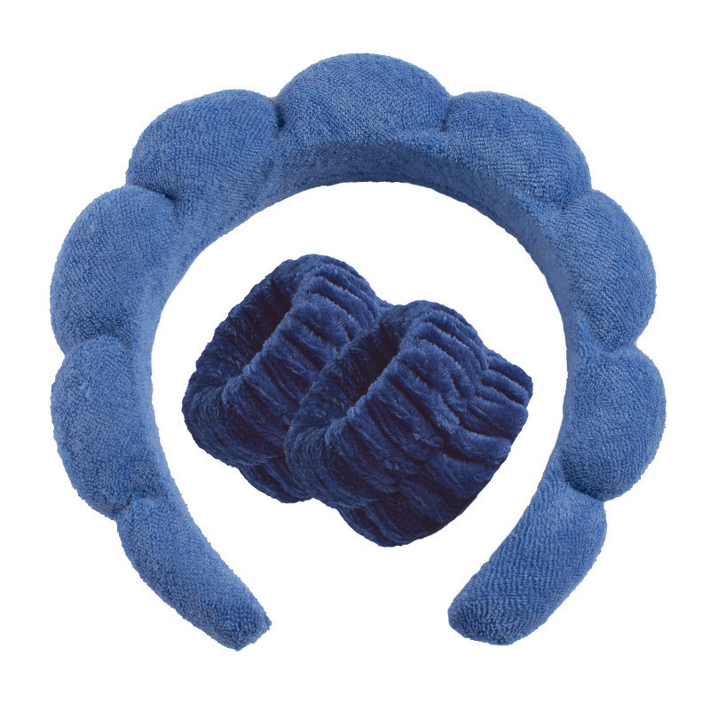 Bow Headband Wristbands Set - Wholesale Beauty Sponges Maternity Powder Puffs