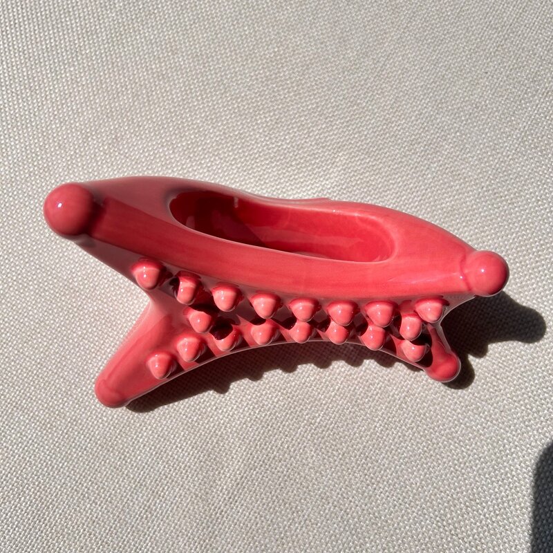 Red Ceramic Gua Sha - Body Scraping Universal Massage Relaxation Tool