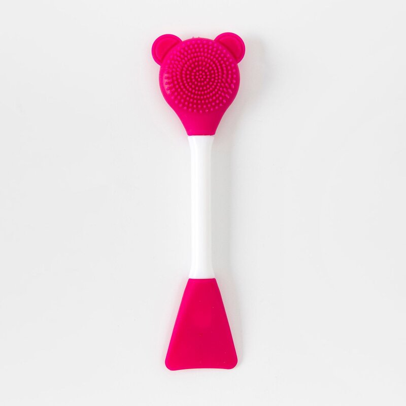 Double Head Silicone Mask Brush - Wholesale Bear Shaped Skin Care Cosmetic Tool