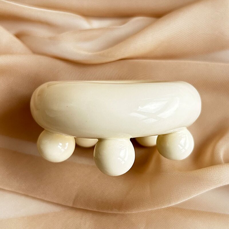 Ceramic Gua Sha Tool - Factory Sale Custom Face Care Muscle Relaxing Massager