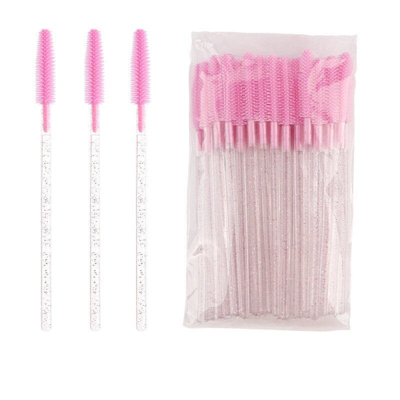 Silicone Mascara Brushes - Wholesale Shiny Colorful Disposable Eyelash Wand