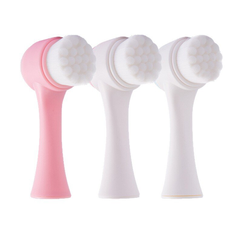 Double Head Mask Brush Set - Silicone Wash Brush Makeup Egg Gift Box Combo