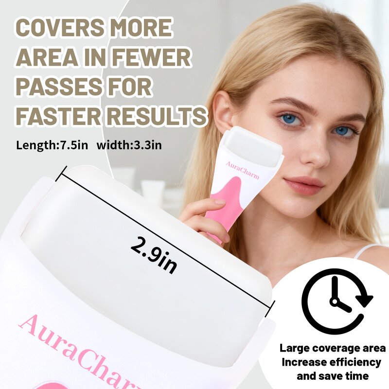 Facial Eye Massage Roller - Portable Skin Tightening Cooling Lift Beauty Tool