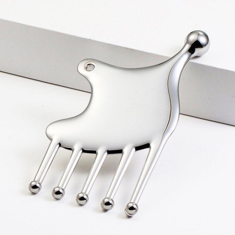 Zinc Alloy Derma Roller - Multi-Functional Facial Lifting Skin Tightening Tool