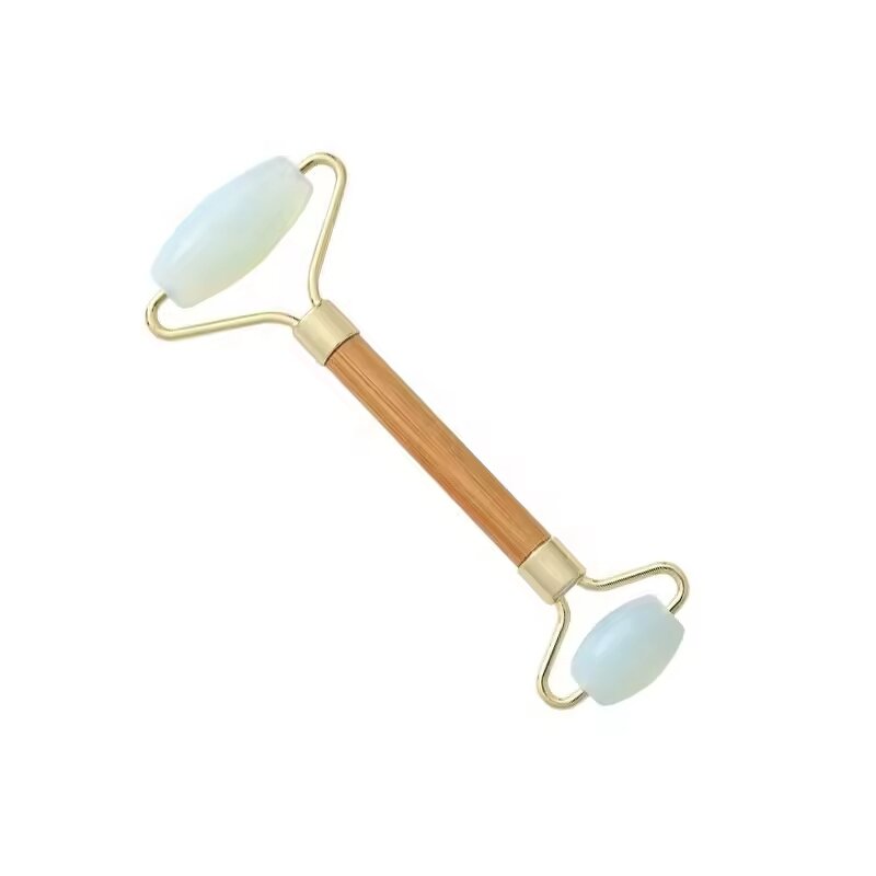 Double-Headed Jade Roller - Makeup Face Spoon Metal Cosmetic Spatula Tool
