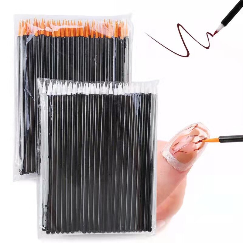 Disposable Eyeliner Brush - Wholesale Synthetic Hair Eye Makeup Beauty Tool