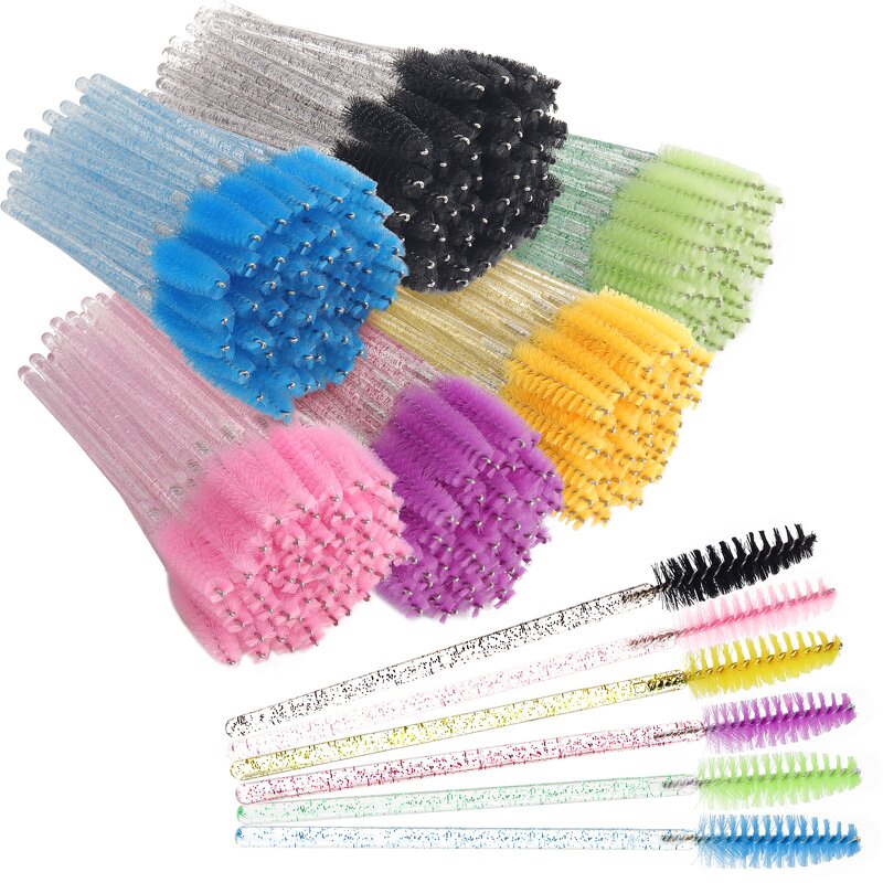 Glitter Mascara Wands - Mini Eyelash Custom Crystal Rhinestone Lash Brush
