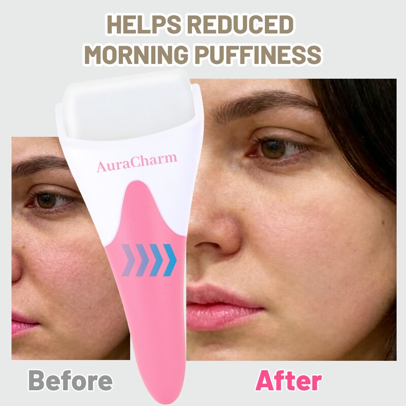 Facial Eye Massage Roller - Portable Skin Tightening Cooling Lift Beauty Tool