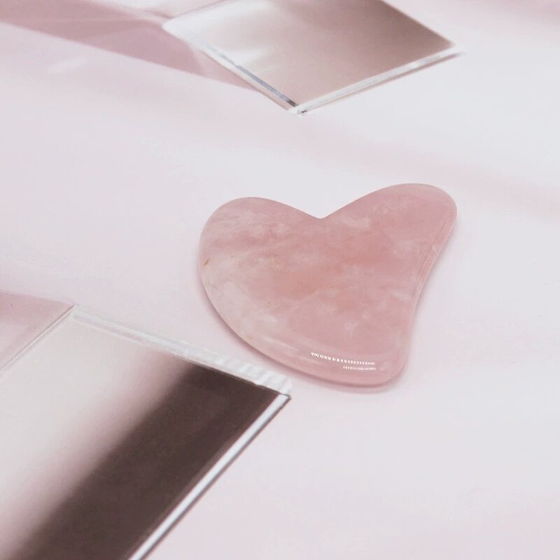 Natural Quartz Jade Roller - Anti Wrinkles Facial Body Care Gua Sha Tool