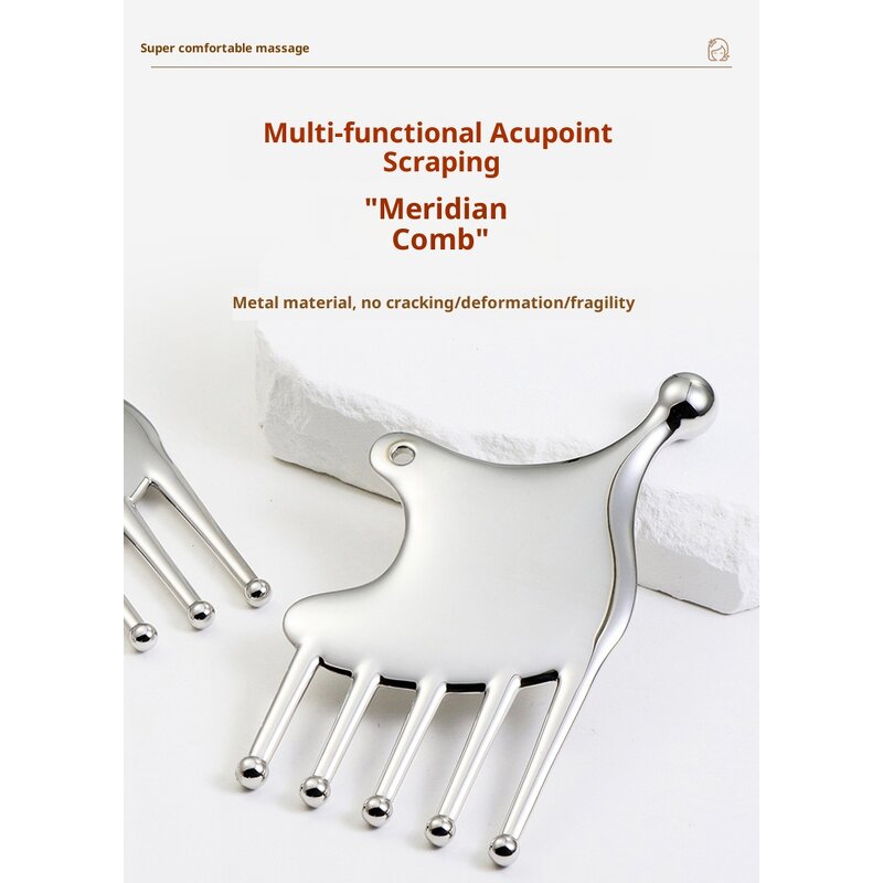 Zinc Alloy Derma Roller - Multi-Functional Facial Lifting Skin Tightening Tool