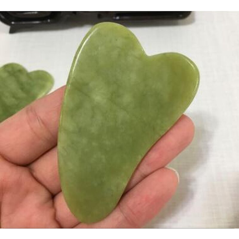 Facial Massage Roller Manufacturer - Double Heads Jade Stone Face Lift Slimming