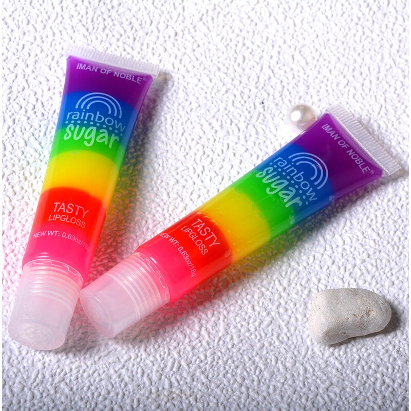 Lip Gloss Manufacturer - Rainbow Colorless Cute Sexy Waterproof Lip Plumper