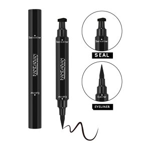 Eyeliner Manufacturer - HANDAIYAN Double-end Triangle Stamp Waterproof 2-in-1