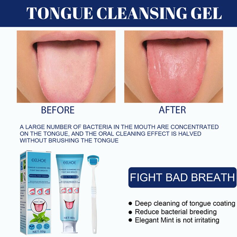 Oral Odor Cleaner Manufacturer - Effective Silicone Gel for Bad Breath Tongue