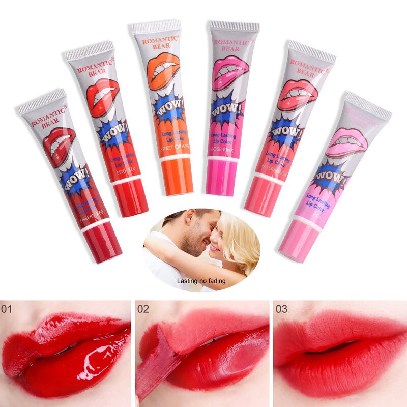 Lipstick Manufacturer - Peel Off Red Long-lasting Magic Matte Sexy 6 Colors 15g