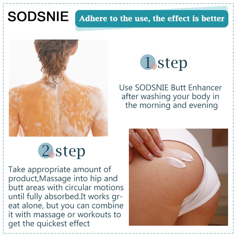 Butt Enhancement Cream Manufacturer - SODSNIE Hip Lift Fast Growth Retinol Firming