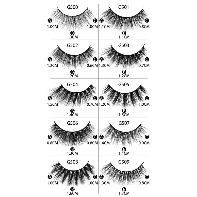 False Eyelashes Manufacturer - 2020 NEW 5 Pairs Mink 3D Thick Crisscross Natural