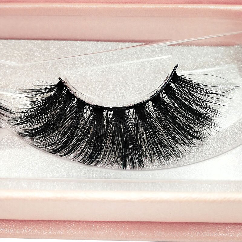 False Eyelashes Manufacturer - 3D Mink Fiber Fake Natural Long Thick Curling Wispy