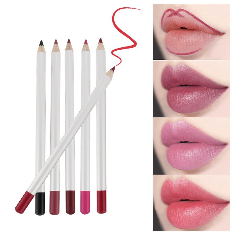 Lip Liner Manufacturer - 22 Colors Private Label Creamy White Waterproof Custom Nude