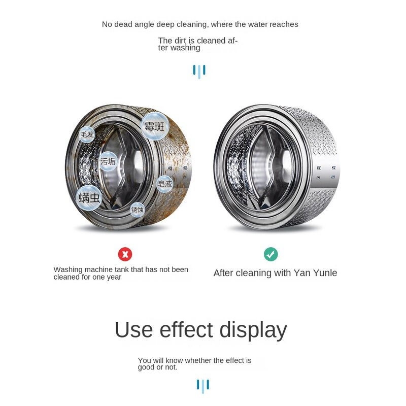 Washing Machine Cleaner Manufacturer - Effervescent Tablet Sterilization Anti-mildew Deodorant