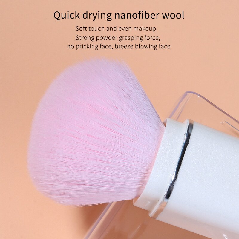 Makeup Brush Set Manufacturer - 8 in 1 Retractable Soft Mini Portable Powder Puff