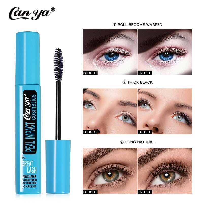 Mascara Manufacturer - Canya 4D Liquid Black Thick Curling Lashes Makeup