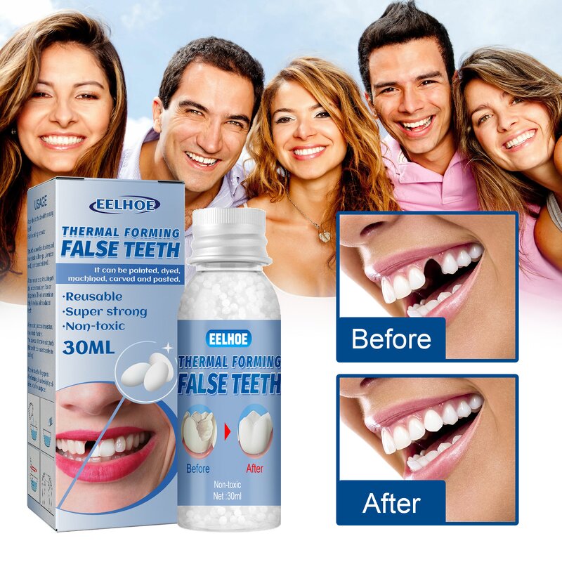 Dental Glue Manufacturer - EELHOE Reusable Temporary Makeup Gap Filling False Teeth