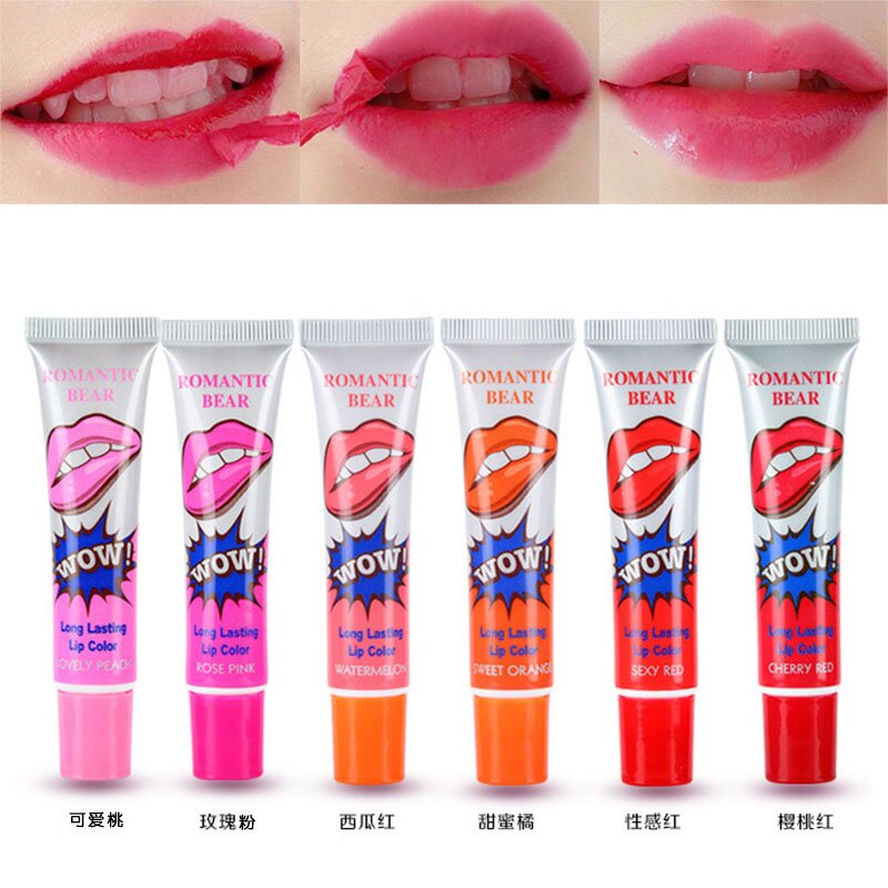 Lipstick Manufacturer - Peel Off Red Long-lasting Magic Matte Sexy 6 Colors 15g