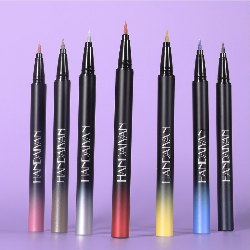 Liquid Eyeliner Manufacturer - HANDAIYAN 10 Colors Glitter Waterproof Metallic Shimmer
