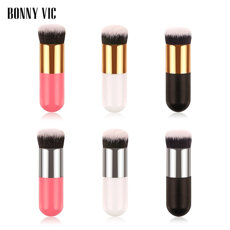 Foundation Brush Manufacturer - New Chubby Pier Flat Cream Professional Make-up