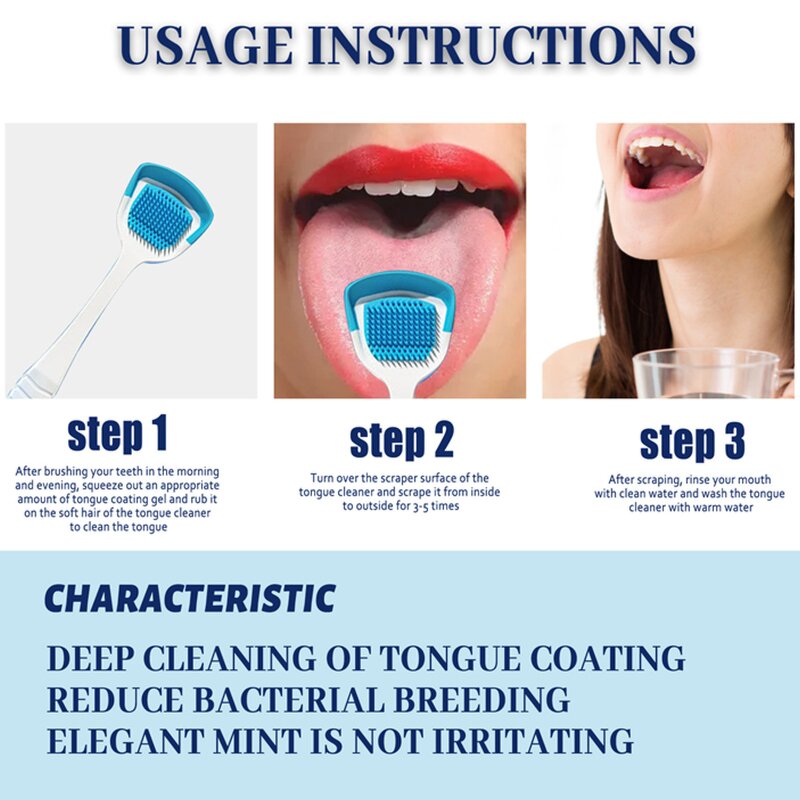 Oral Odor Cleaner Manufacturer - Effective Silicone Gel for Bad Breath Tongue