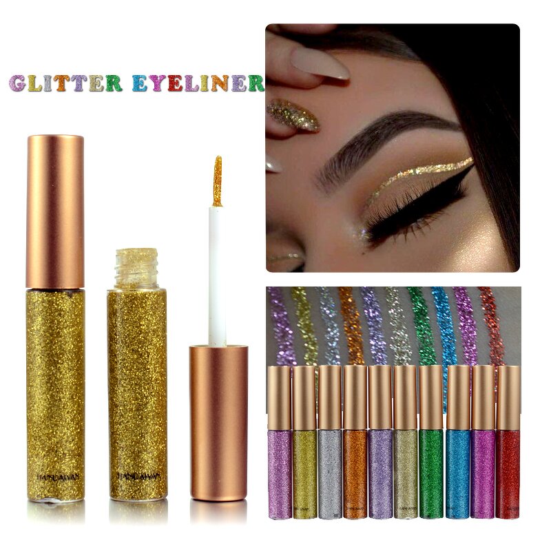 Liquid Eyeliner Manufacturer - HANDAIYAN Glitter Waterproof Shimmer Long Lasting