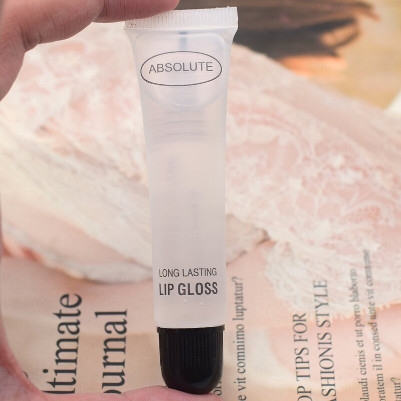 Lip Gloss Manufacturer - 18ml Transparent Soft Tube Lip Oil Moisturizer Kit