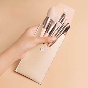Makeup Brushes Set Manufacturer - Mini 8Pcs Travel Portable Soft Concealer Brush