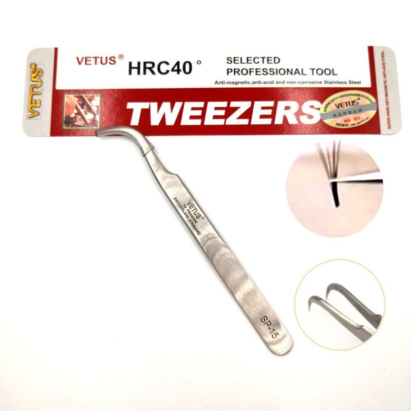 Eyelash Tweezers Manufacturer - Genuine Vetus SP Stainless Steel Anti-Static ESD