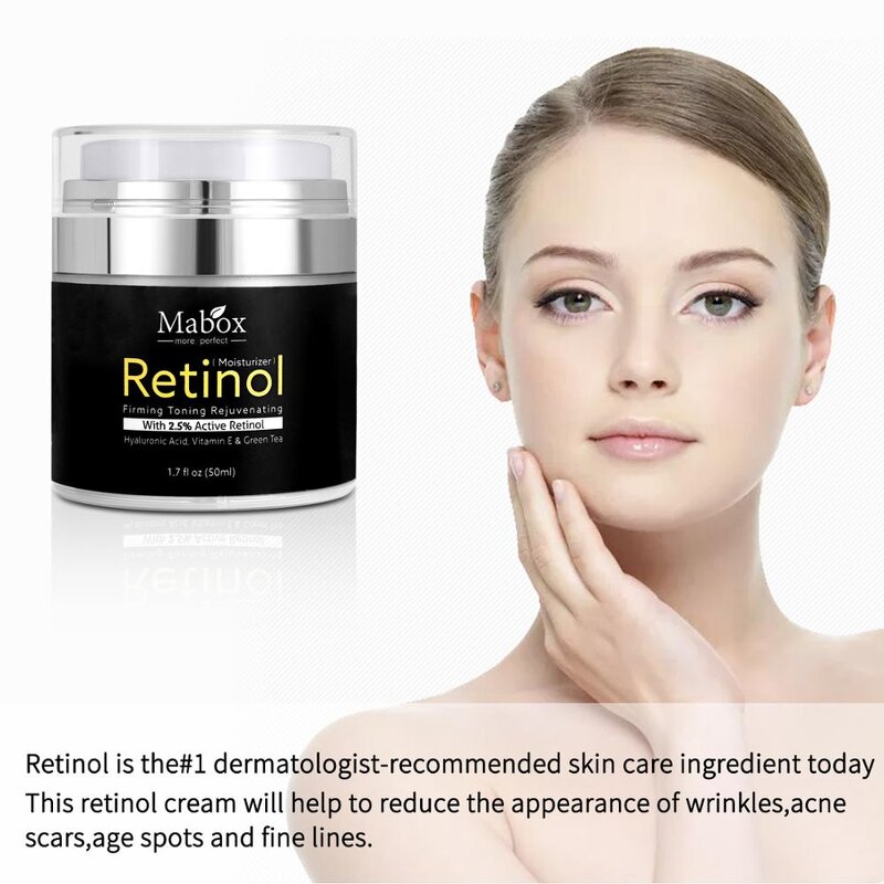 Face Cream Manufacturer - Mabox 50ml Retinol 2.5% Hyaluronic Acid Antiaging