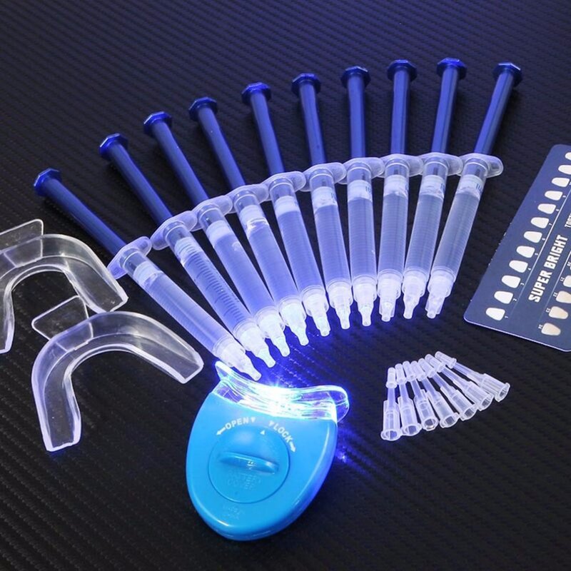 Teeth Whitening Kit Manufacturer - 10Pcs Peroxide Bleaching with LED Light