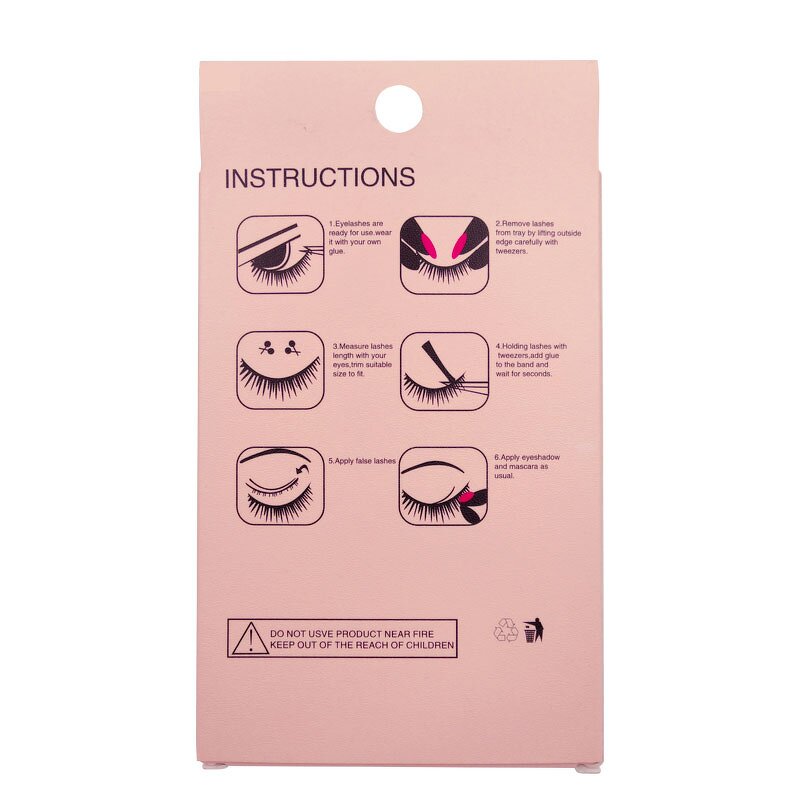 False Eyelashes Manufacturer - 4 Pairs Natural Thick 3D Mink Soft Long Extension