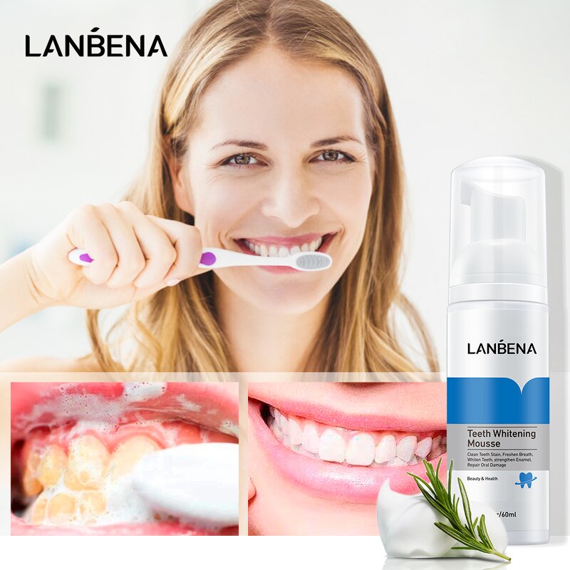 Teeth Whitening Mousse Manufacturer - LANBENA New Version Oral Hygiene 60ml