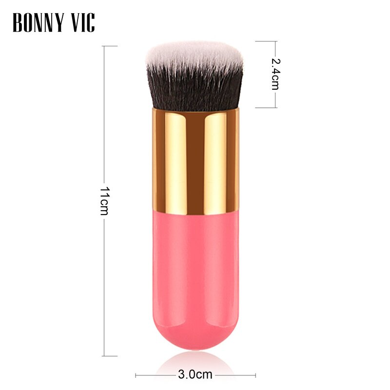 Foundation Brush Manufacturer - New Chubby Pier Flat Cream Professional Make-up